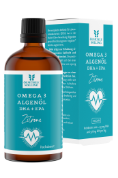 Omega 3 algae oil lemon
