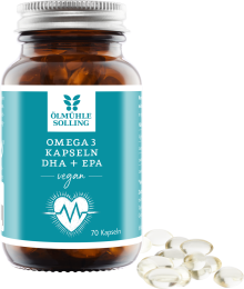 Omega 3 capsules with DHA & EPA from algae oil