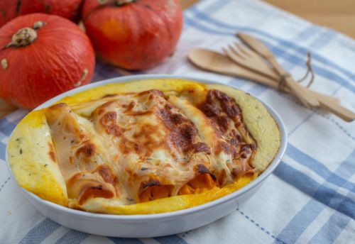 Cannelloni mit Kürbis-Ricotta-Füllung